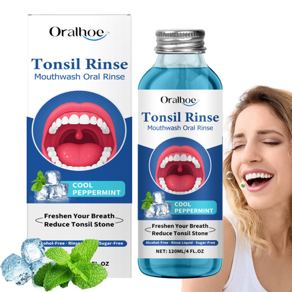 Natural Mouthwash for Fresh Breath & Tonsil Stone Removal 120ml