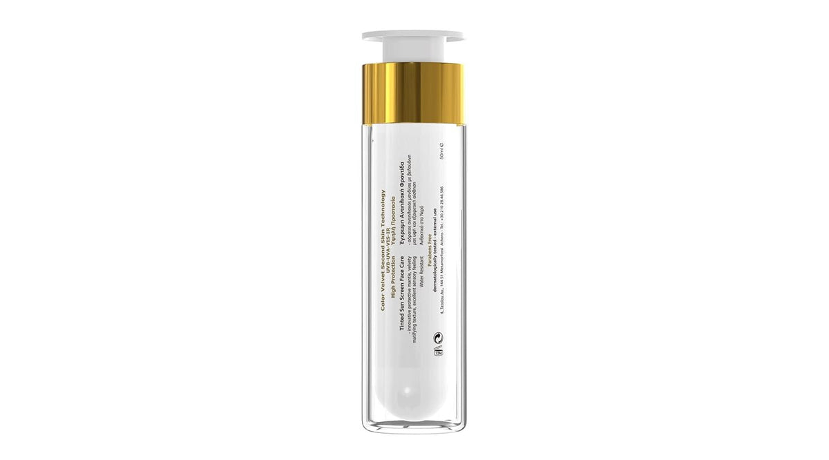 Tinted Face Sunscreen SPF30 with Velvet Finish 50ml - Light & Transparent