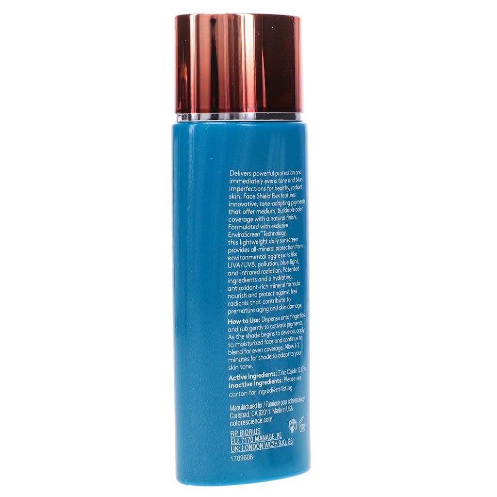 SPF 50 Mineral Sunscreen Face Shield Flex Tan - Water-Resistant, Broad Spectrum