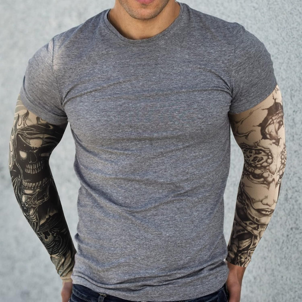 Tattoo Sleeves for Men 12-Piece Color Cover Arm Fake Tattoos