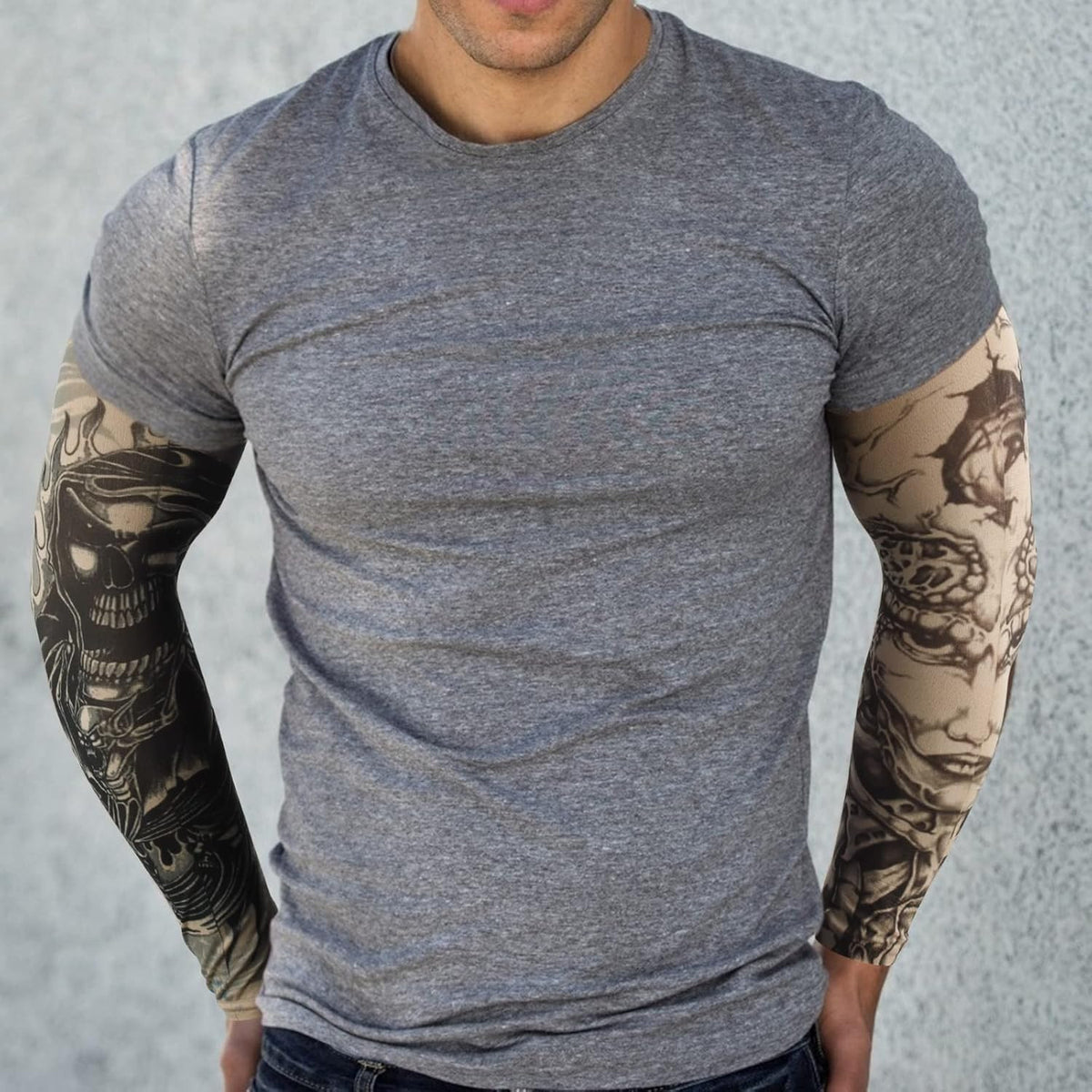 Tattoo Sleeves for Men 12-Piece Color Cover Arm Fake Tattoos