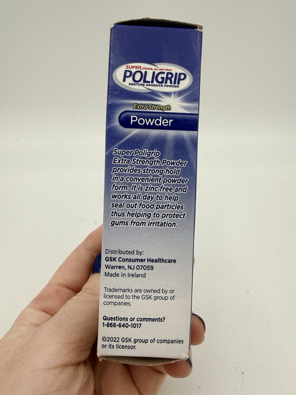 Poligrip Super PoliGrip Denture Powder 12-Hour Hold 1.6oz