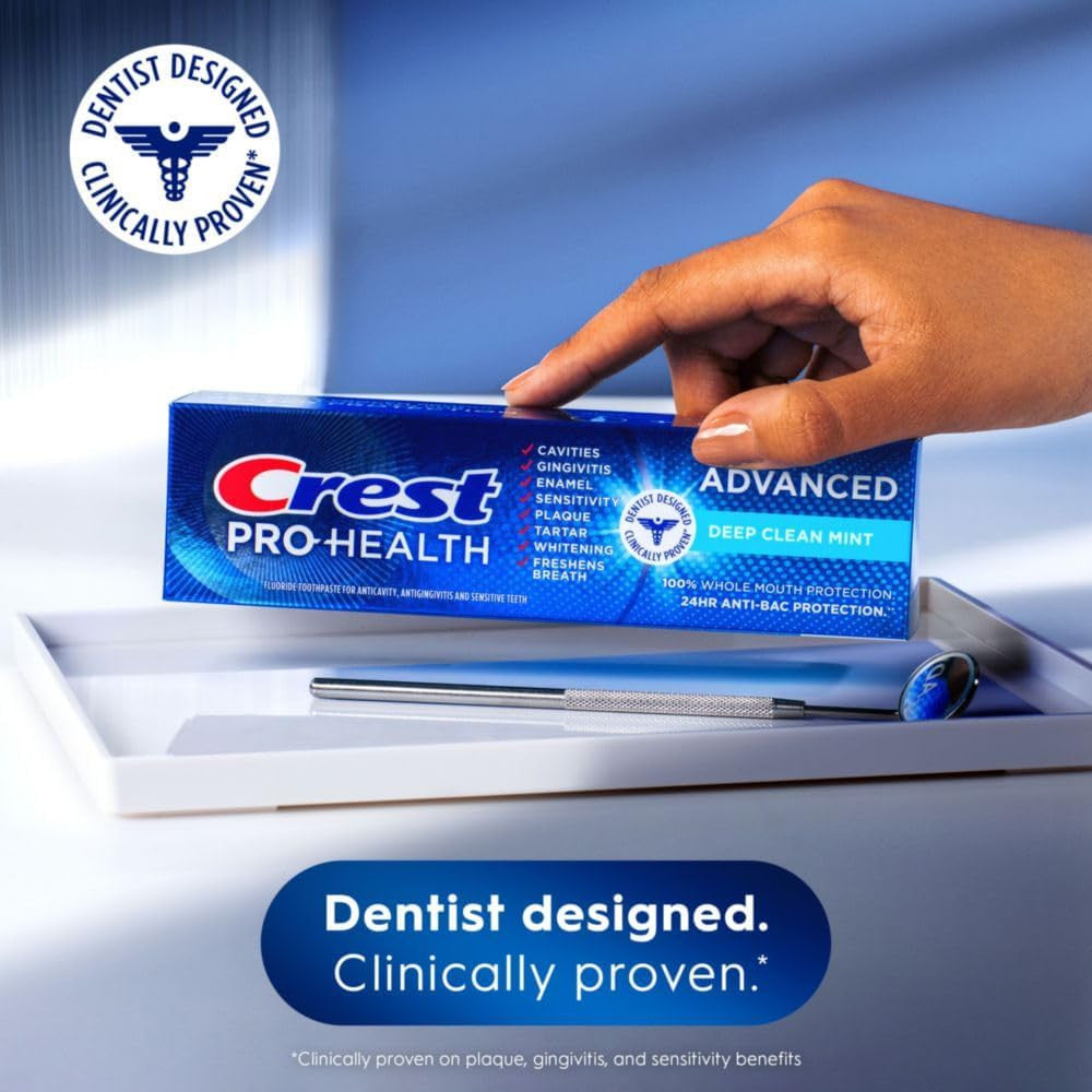 Crest Pro-Health Deep Clean Mint Toothpaste 5.1 oz Tube - Cavity & Gum Care