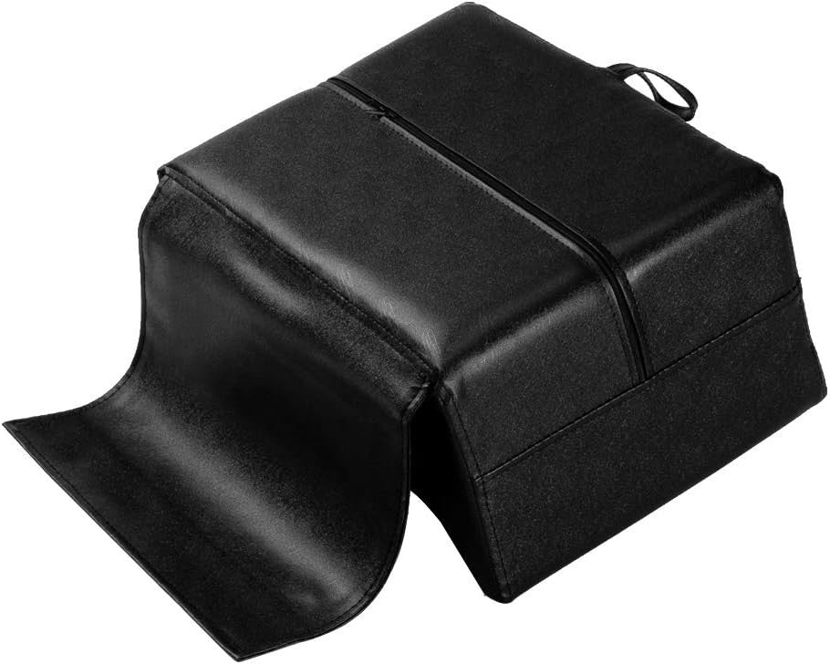 Kids Haircut Booster Seat Cushion for Barber Chairs Black, Safe & Wipeable