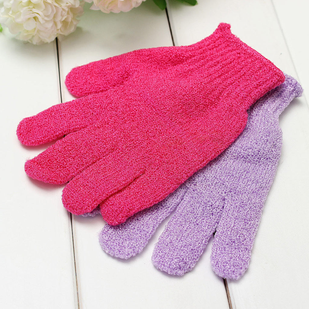Exfoliating Bath Gloves 6-24 Pack for Shower & Spa Skin Care - Gentle & Durable