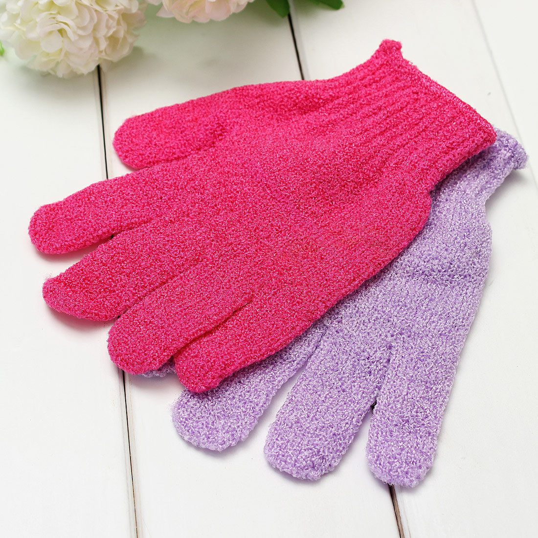Exfoliating Bath Gloves 6-24 Pack for Shower & Spa Skin Care - Gentle & Durable