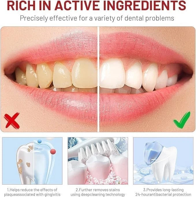 Hydroxyapatite Toothpaste for Sensitive Teeth and Whitening - 7.5% Nano Formula