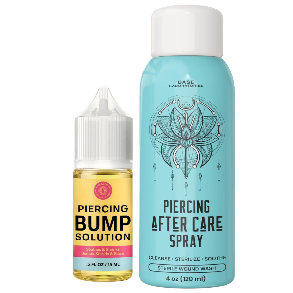 Piercing Aftercare Kit — Saline Spray & Bump Solution for Safe Healing