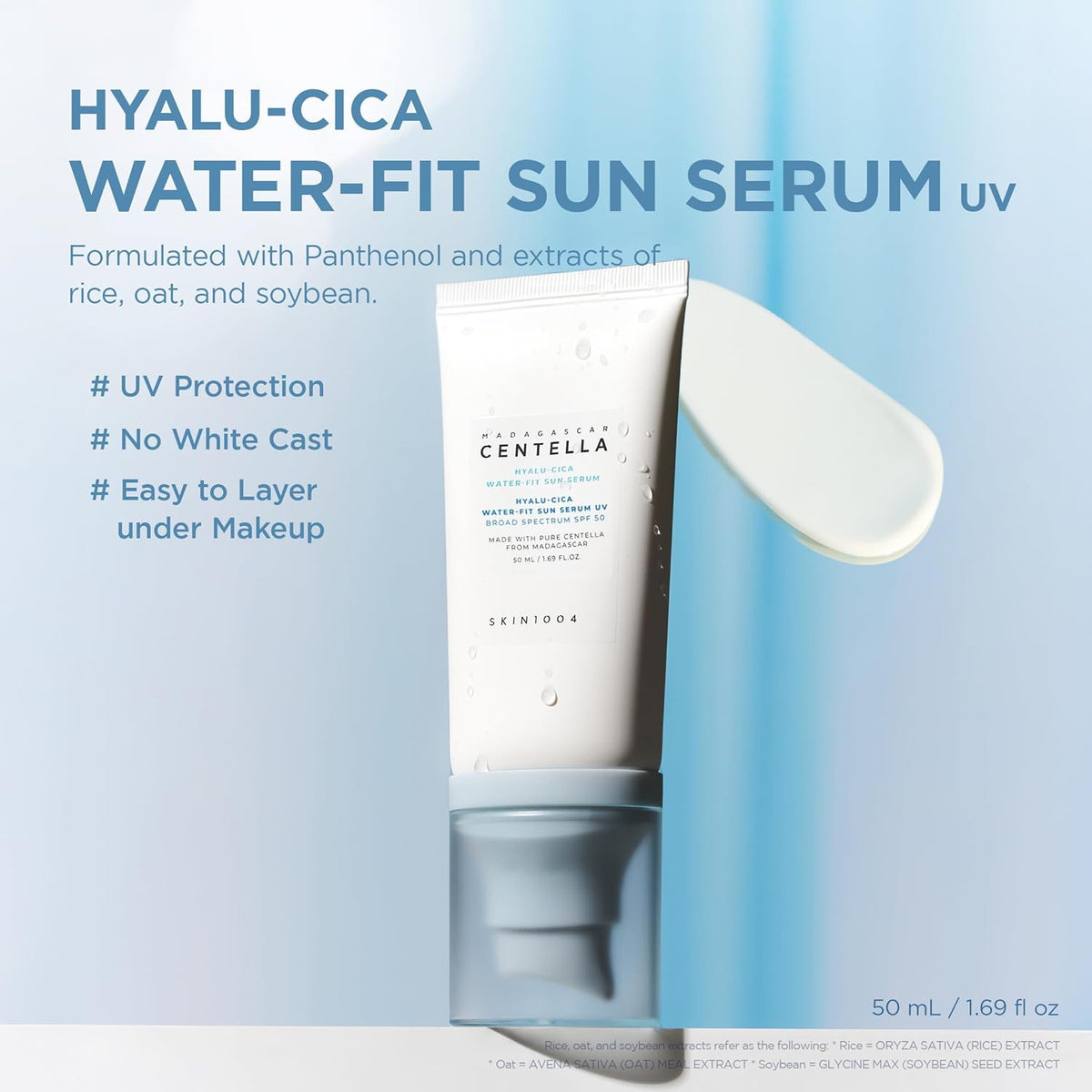 SPF 50 Water-Fit Sun Serum UV Sunscreen for Face & Body - 1.69 Fl Oz