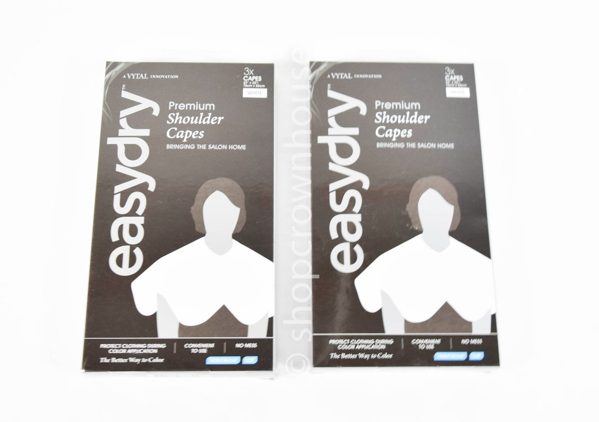 White Shoulder Cape Pack of 6 for Clothing Protection - 22 x 30 Inches