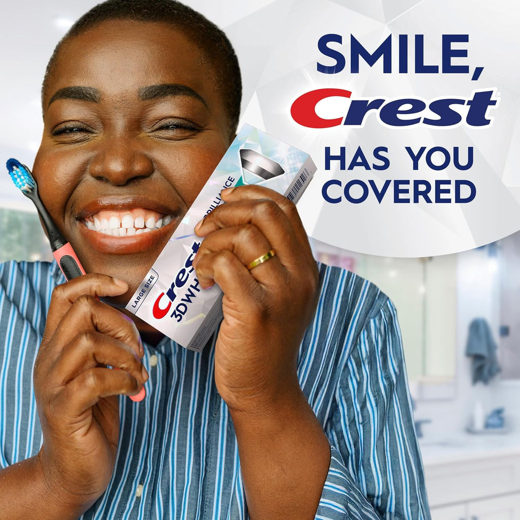 Crest 3D White Brilliance Blast Whitening Fluoride Toothpaste 4.6oz