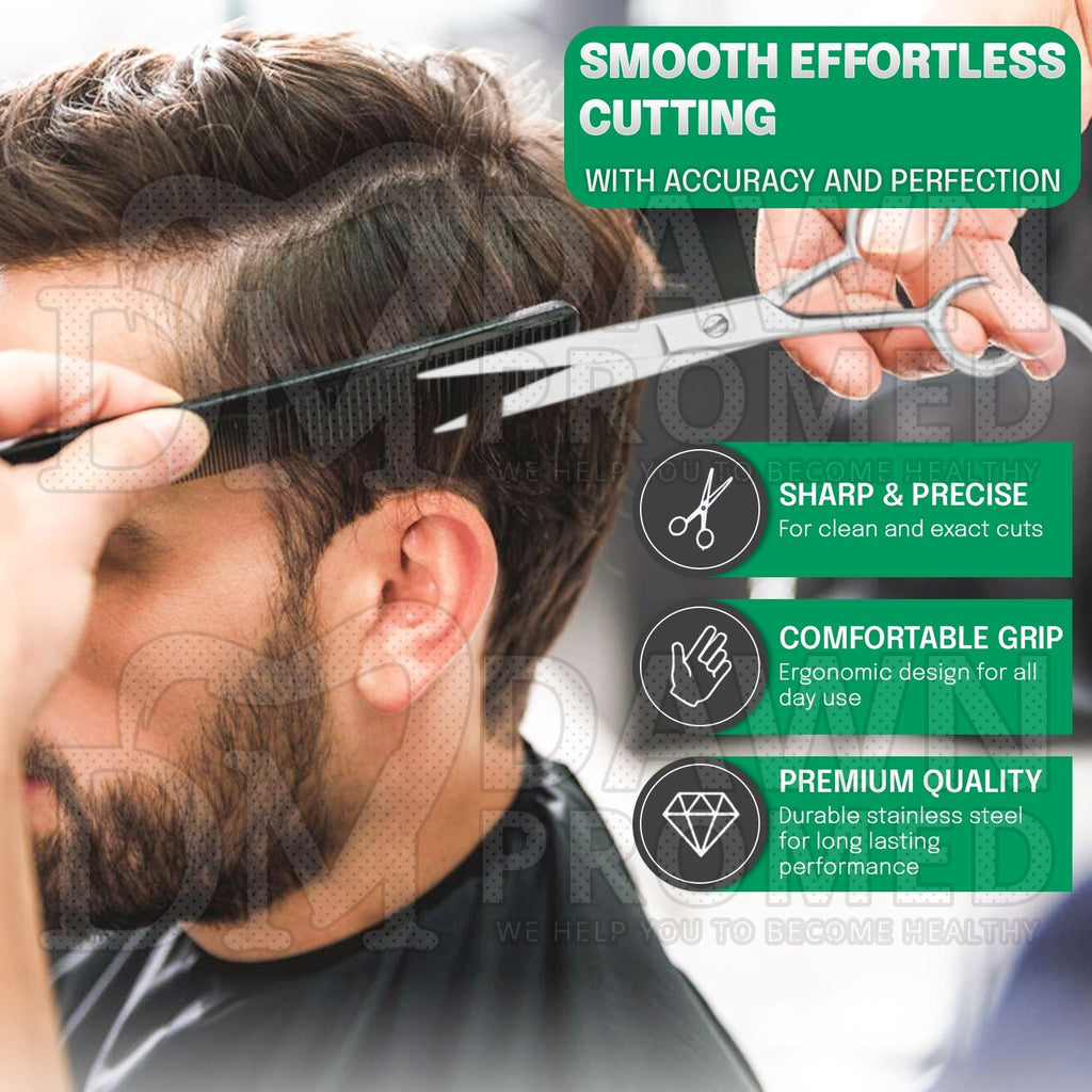 Professional Hair Cutting Scissors Set 4 Pcs 4.5-7.5 Inch Salon Barber Shears