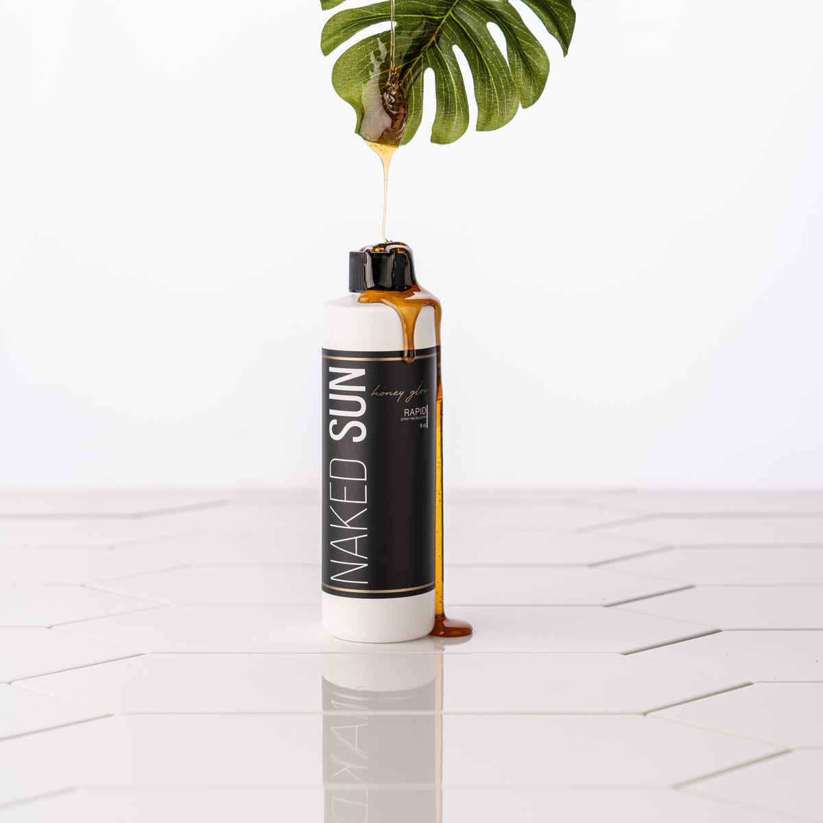 Honey Glow Spray Tanning Solution Set - Nourishing, Fast-Developing Dark & Medium Tans