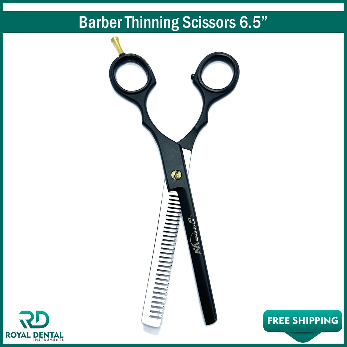 Professional Hair Thinning Shears 6.5 Inch Stainless Steel Texturizing Scissors