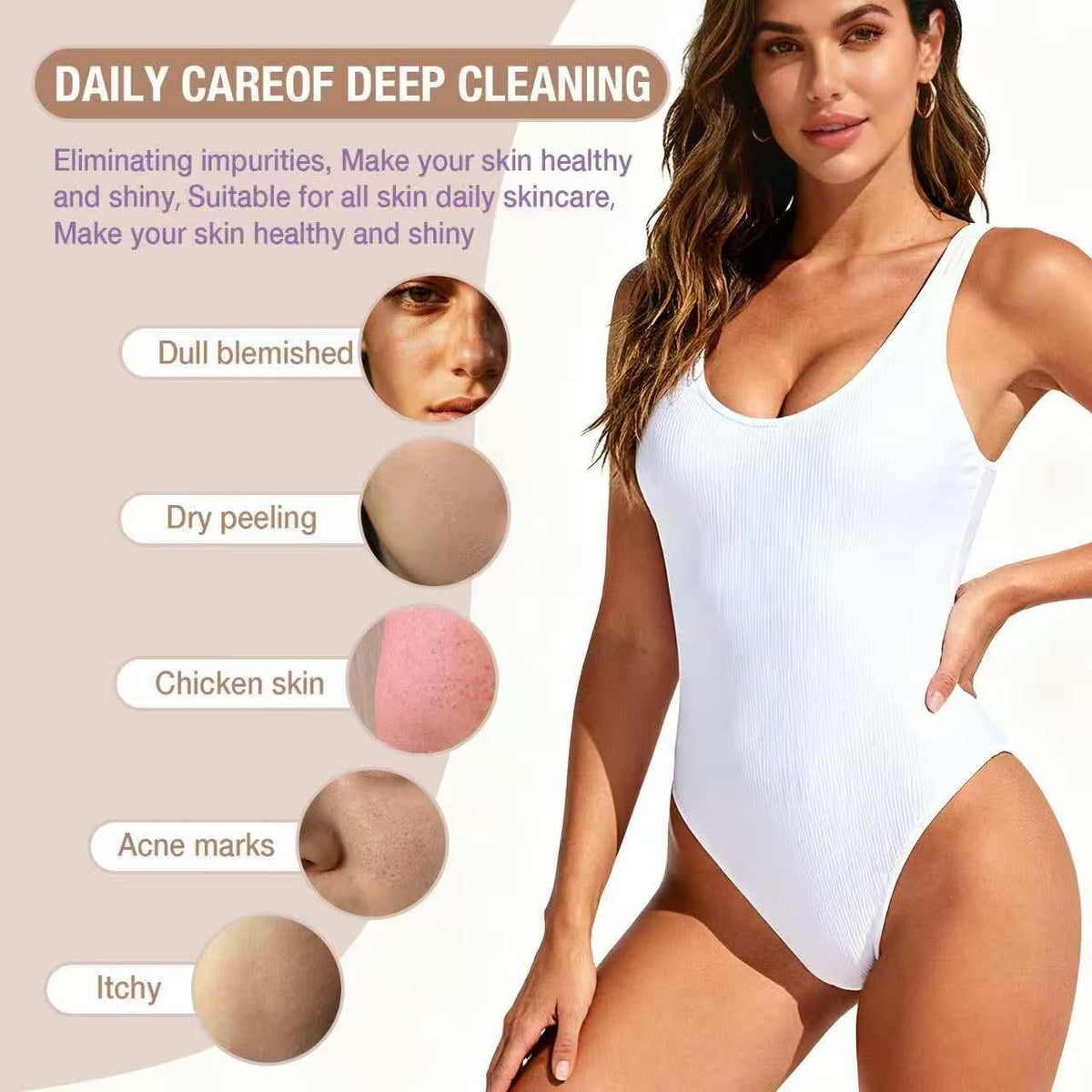 Extra-Long African Net Sponge 3-Pack, Exfoliating Back Scrubbers for Shower