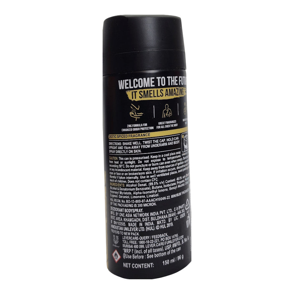 Men's Deodorant Body Spray 3 Pack - Axe Gold Temptation 150ml