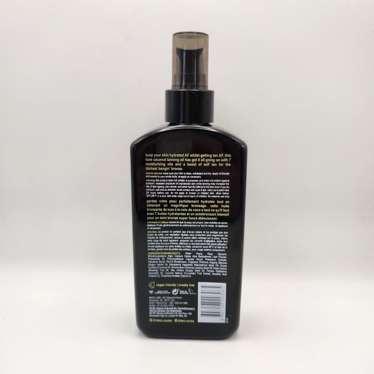 Unisex Dry Tanning Oil - 8 Oz Skin Enhancer & Tanning