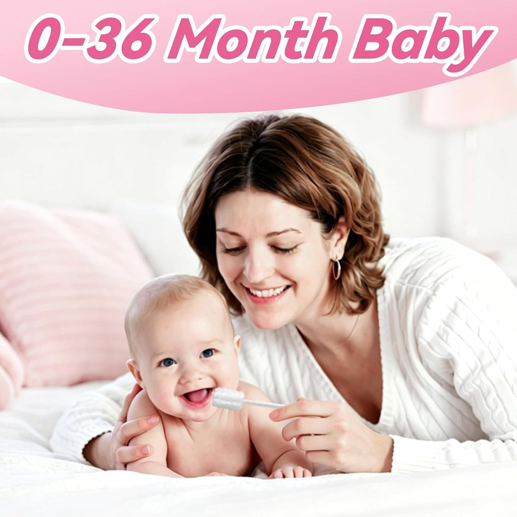 Disposable Baby Toothbrush 100 Pack for Infant Oral Care and Gums
