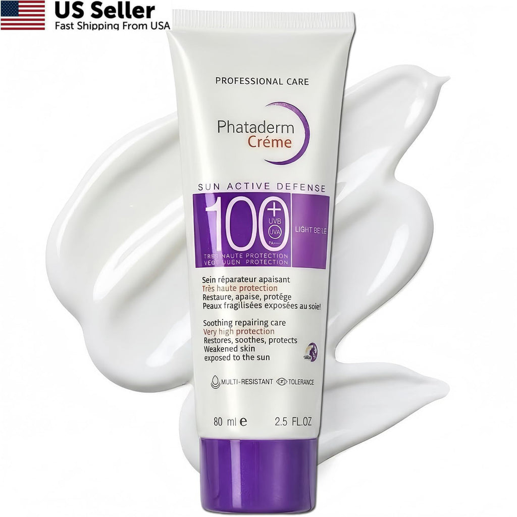 SPF 100 Broad Spectrum Face Sunscreen Moisturizing Cream 2.5 oz
