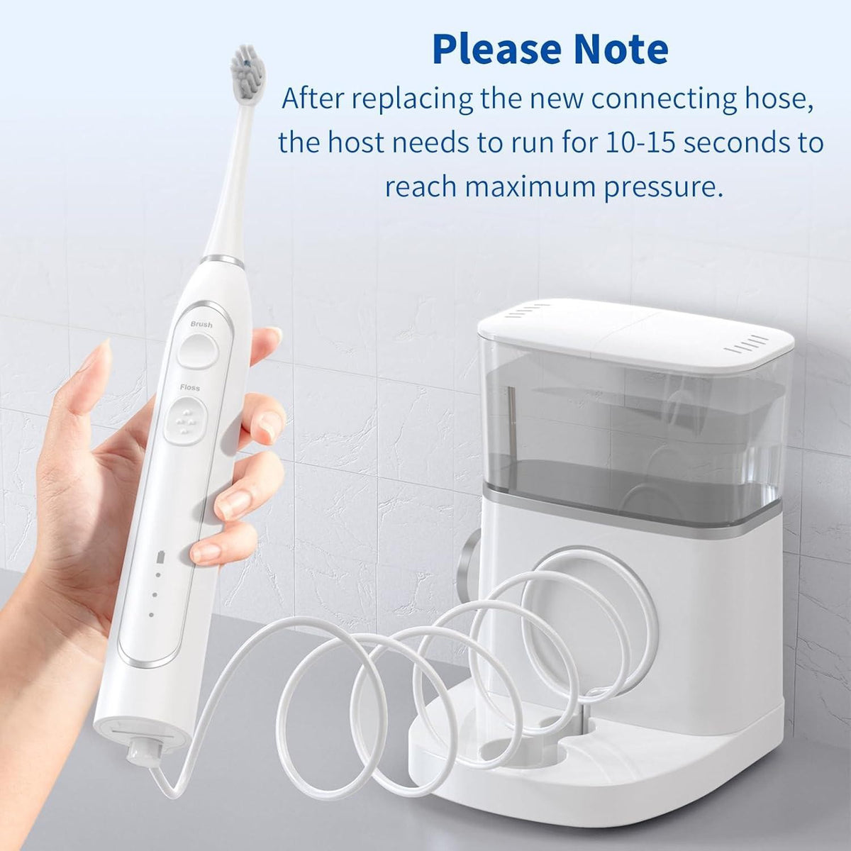 Water Flosser Replacement Hose for Waterpik Sonic-Fusion SF-01 to SF-04 - Durable & Easy to Install