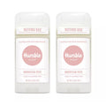 Humble Baking Soda-Free Deodorant with Moroccan Rose - 2.5 oz Pack of 2