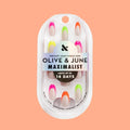 Press-On Nails Kit with Multiple Styles - Fake Nails, Nail Glue, 42 Pieces