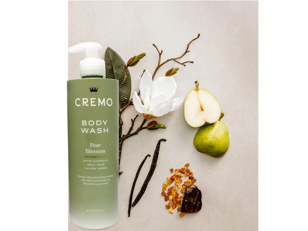Moisturizing Body Wash for Women - Pear Blossom Scent, 16 FL OZ (6 Pack)