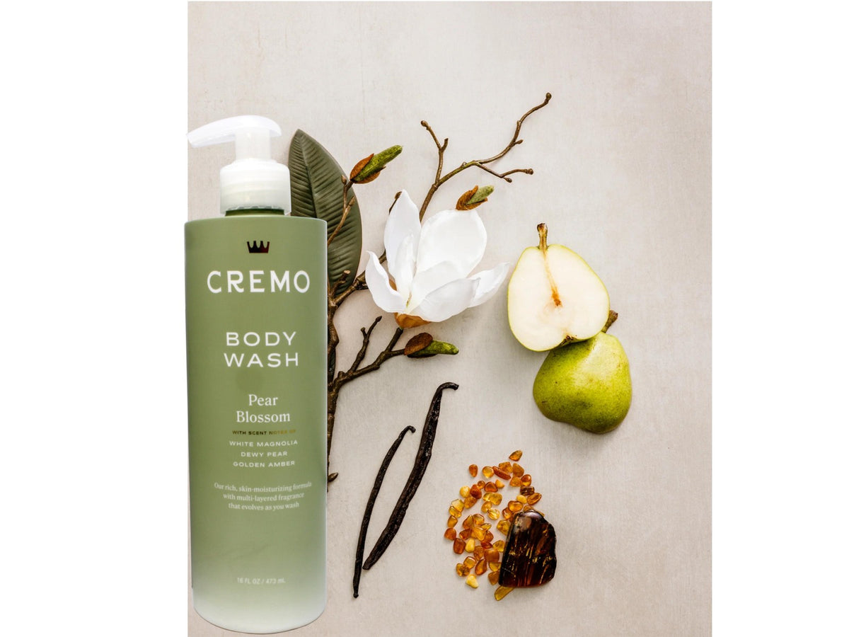 Moisturizing Body Wash for Women - Pear Blossom Scent, 16 FL OZ (6 Pack)