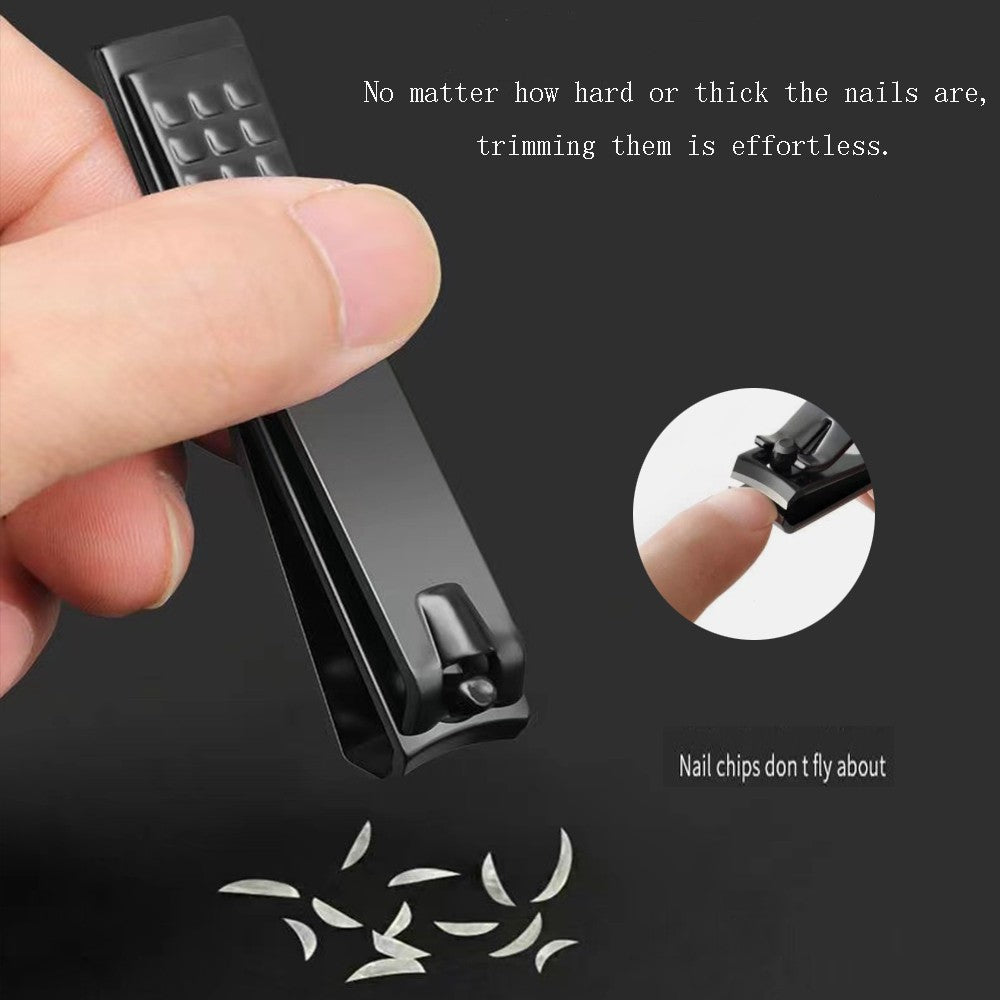 3-Piece Stainless Steel Nail Clippers Set for Men - Durable & Precise Grooming