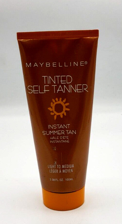 Maybelline Tinted Self Tanner Light to Medium Instant Summer Tan 3.38 FL Oz