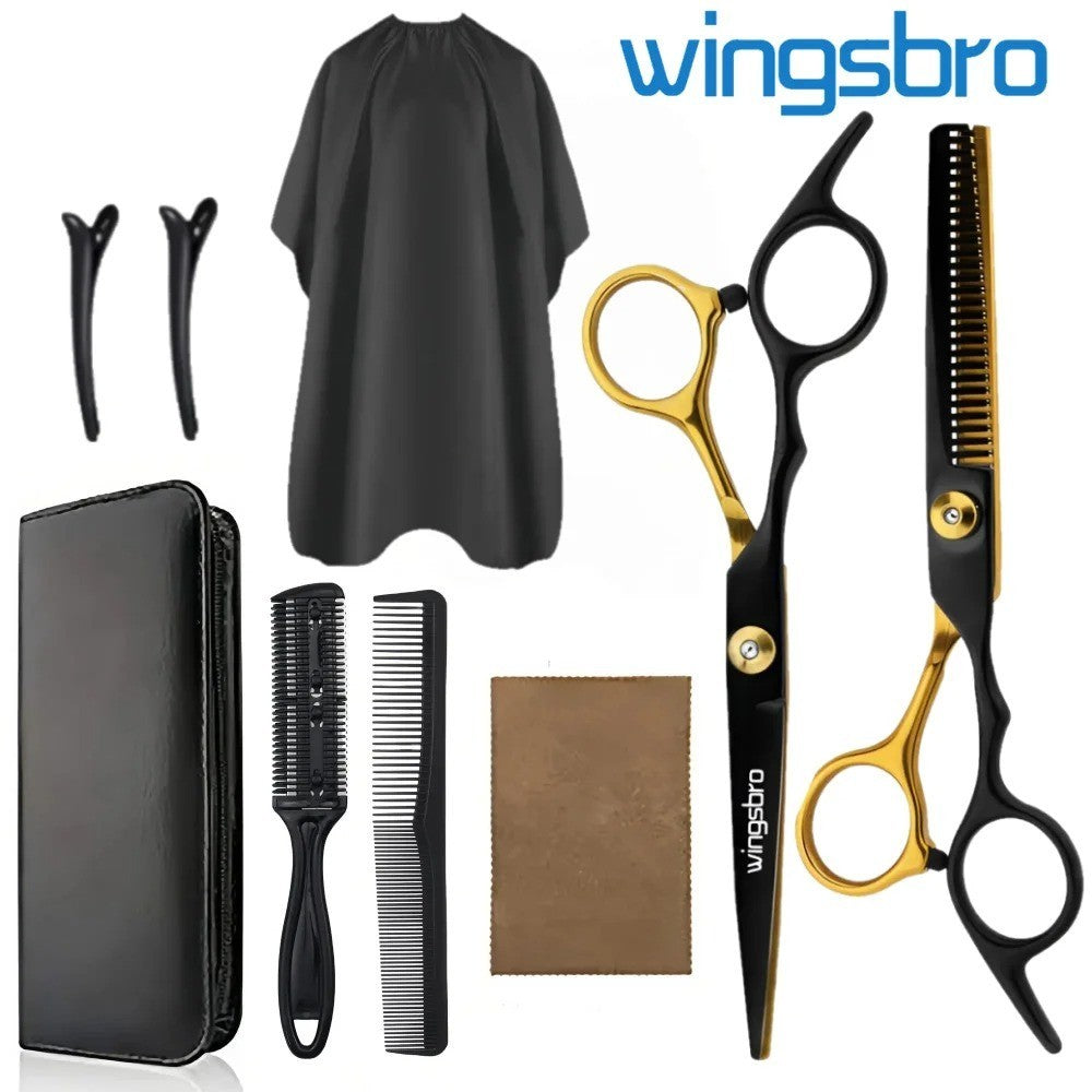 Professional Hair Cutting Thinning Scissors Barber Shears Salon Kit