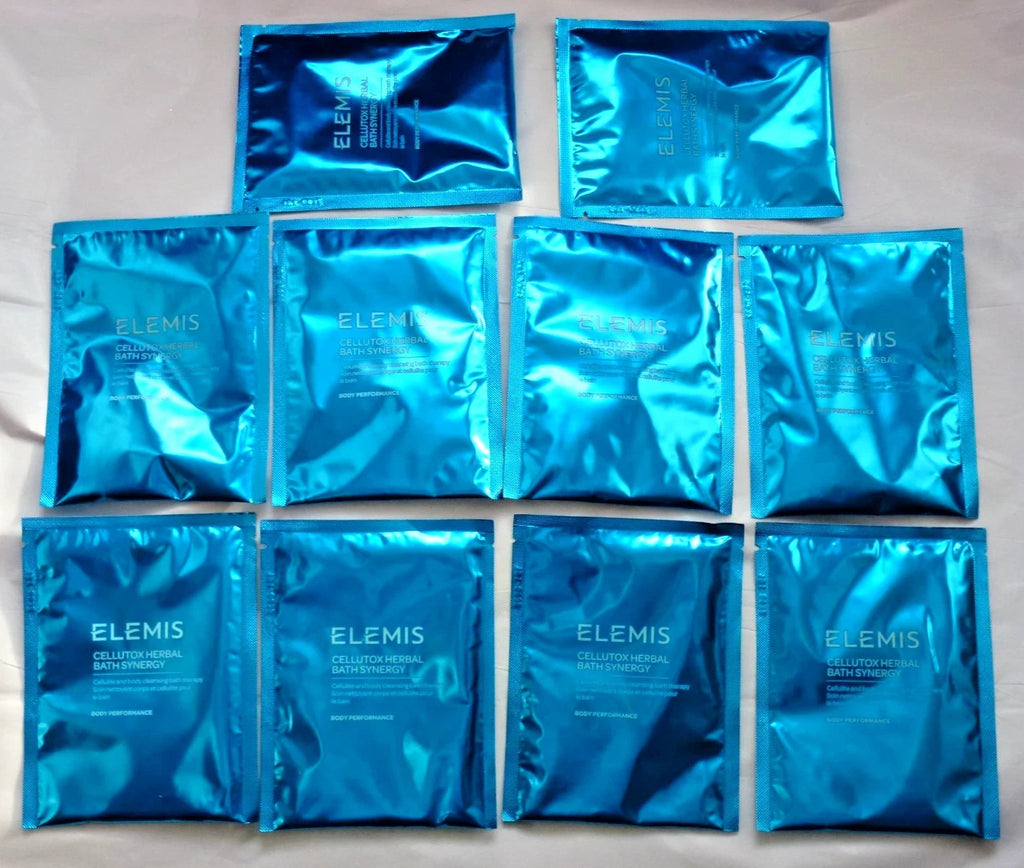 Herbal Bath Soak Sachets for Detox and Relaxation - 10 Pack