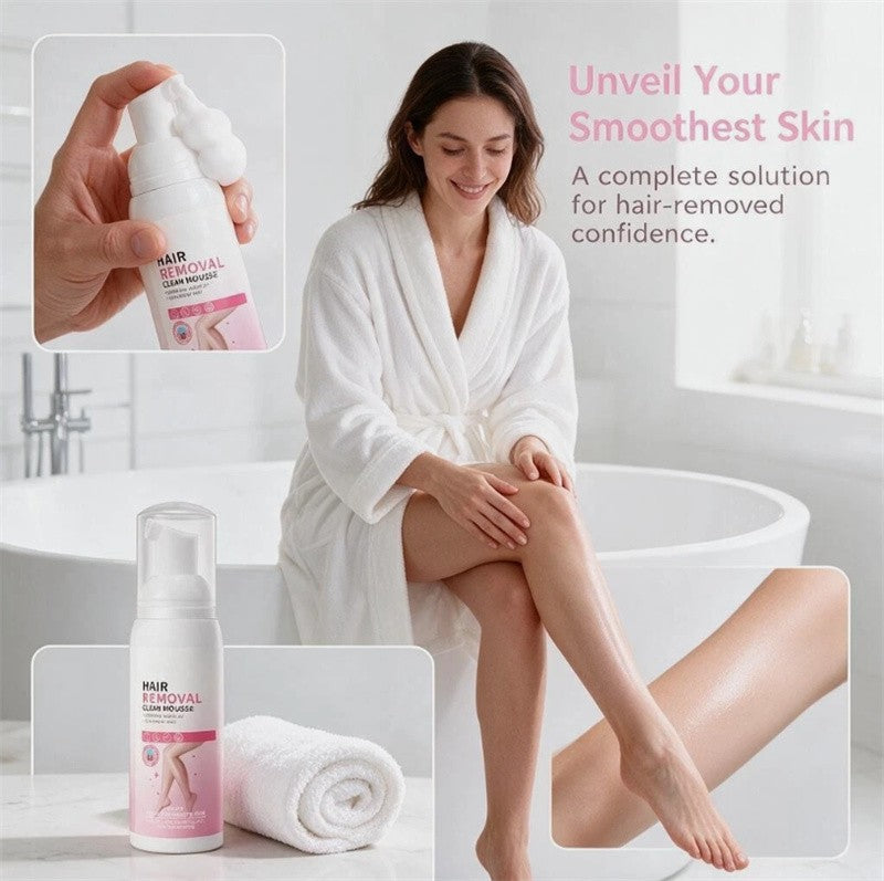 Gentle Hair Removal Mousse - Fast-Acting Body Depilatory Foam 100ml