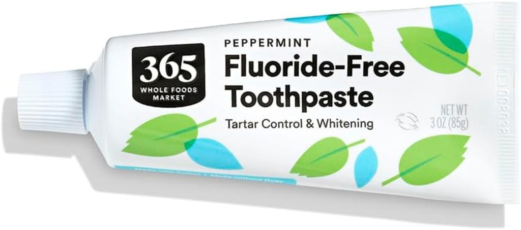 Cruelty-Free Travel Toothpaste 3 oz - Natural Mint, Fluoride-Free, Plant-Derived