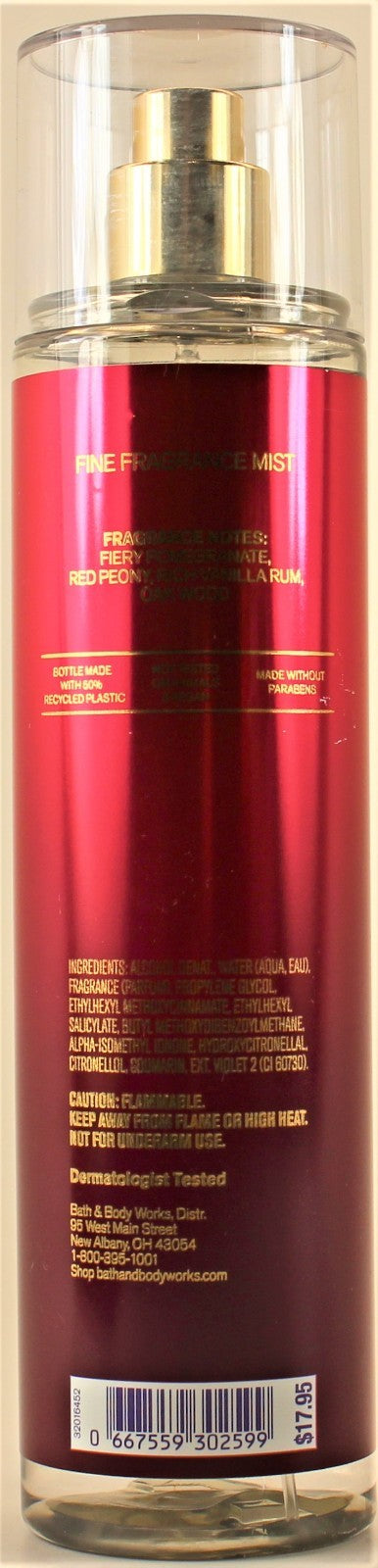 Bath & Body Works Forever Red Fine Fragrance Body Mist 8oz - Set of 6