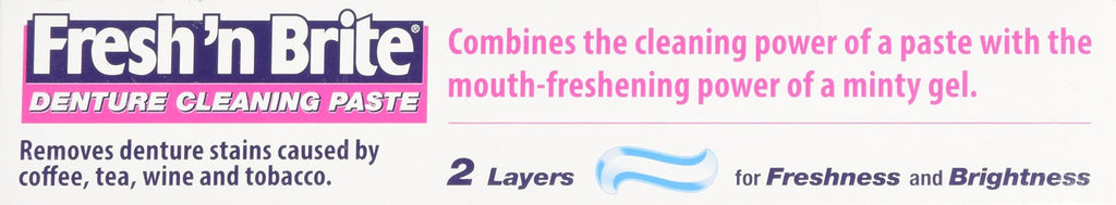 Denture Cleaning Paste with Minty Freshness - Stim-U-Dent, 1 Pack