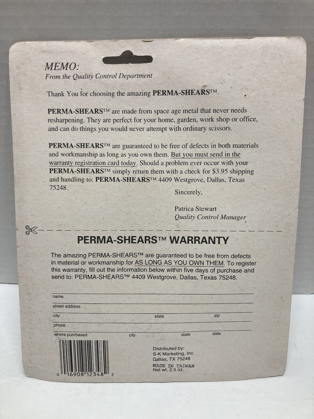 Perma Shears Space Age Metal Handheld Cutting Shears - Durable & Precision