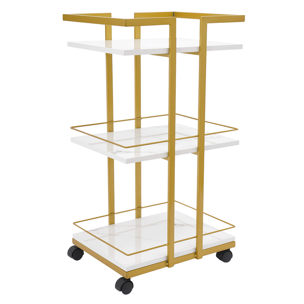 Multi-Purpose Beauty Salon Utility Manicure Trolley with Wheels