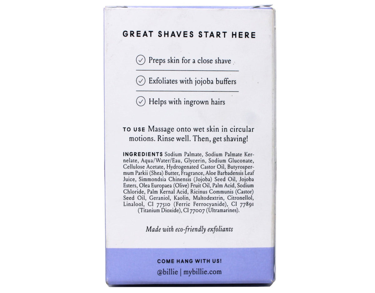Pre-Shave Exfoliating Bar - Gentle Body Buffer for Smooth Skin 3.5 oz 2 Pack