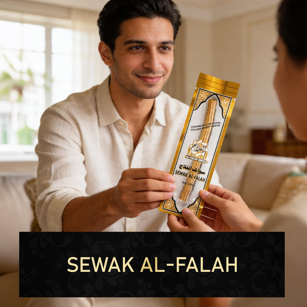 Natural Miswak Toothbrush for Adults - Traditional Oral Care
