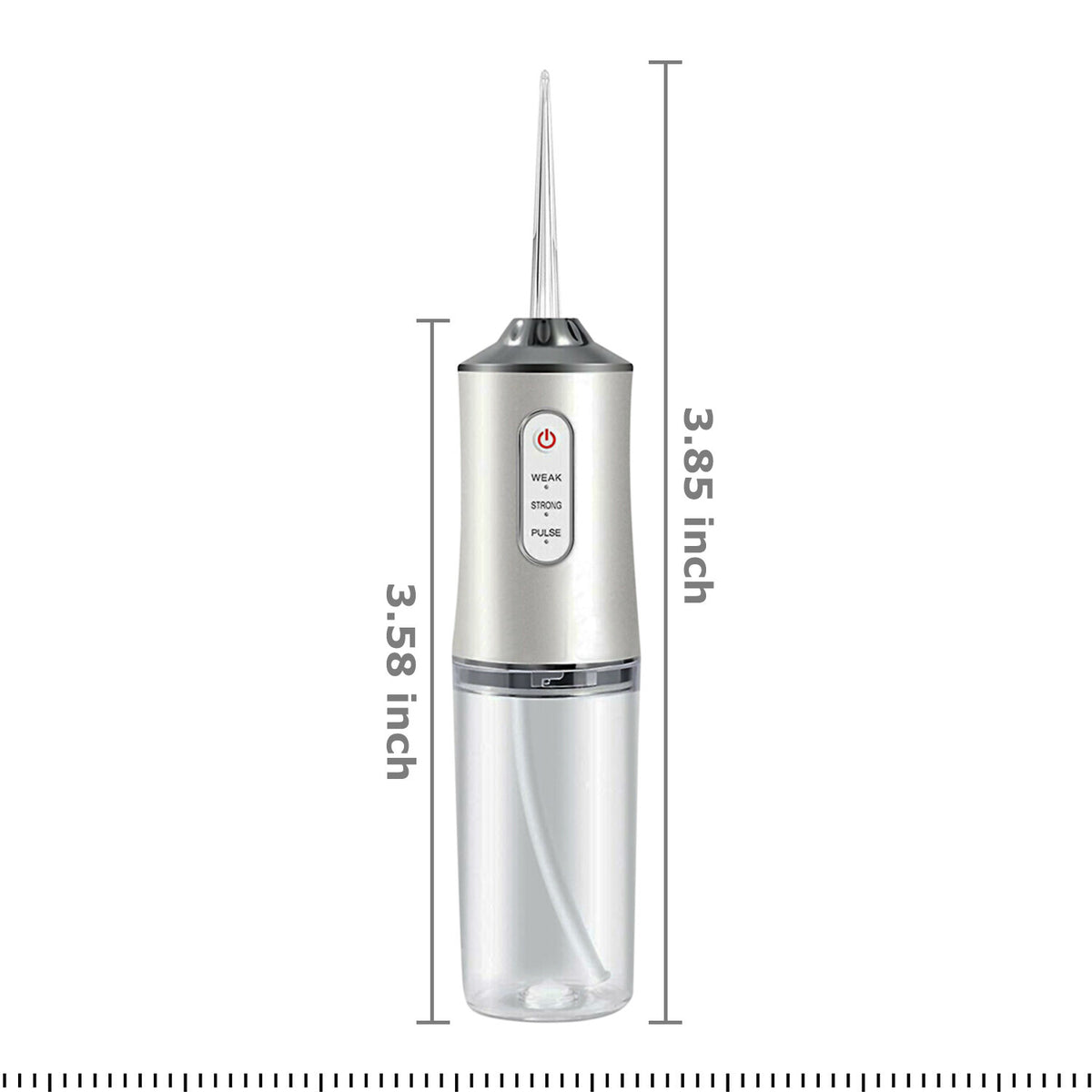 Cordless Water Flosser Dental Oral Irrigator Travel Teeth Cleaner with 4 Tips