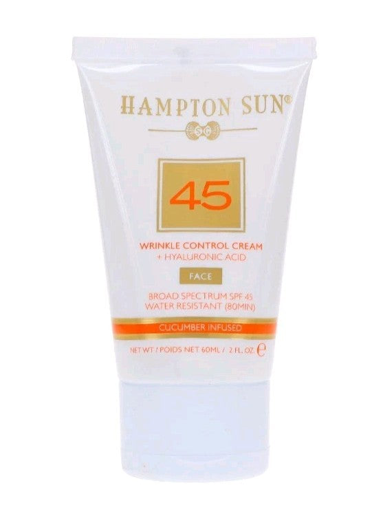 SPF 45 Wrinkle Control Face Cream with Hyaluronic Acid - 2 oz