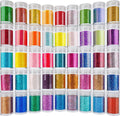 Holographic Glitter Powder Set - 45 Colors Fine Craft and Makeup Glitter