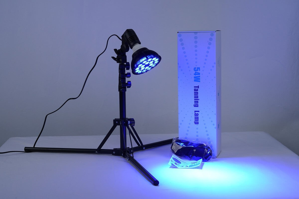 UV Tanning Lamp for Body and Face - Sunbed Solarium Light for Skin Bronzing