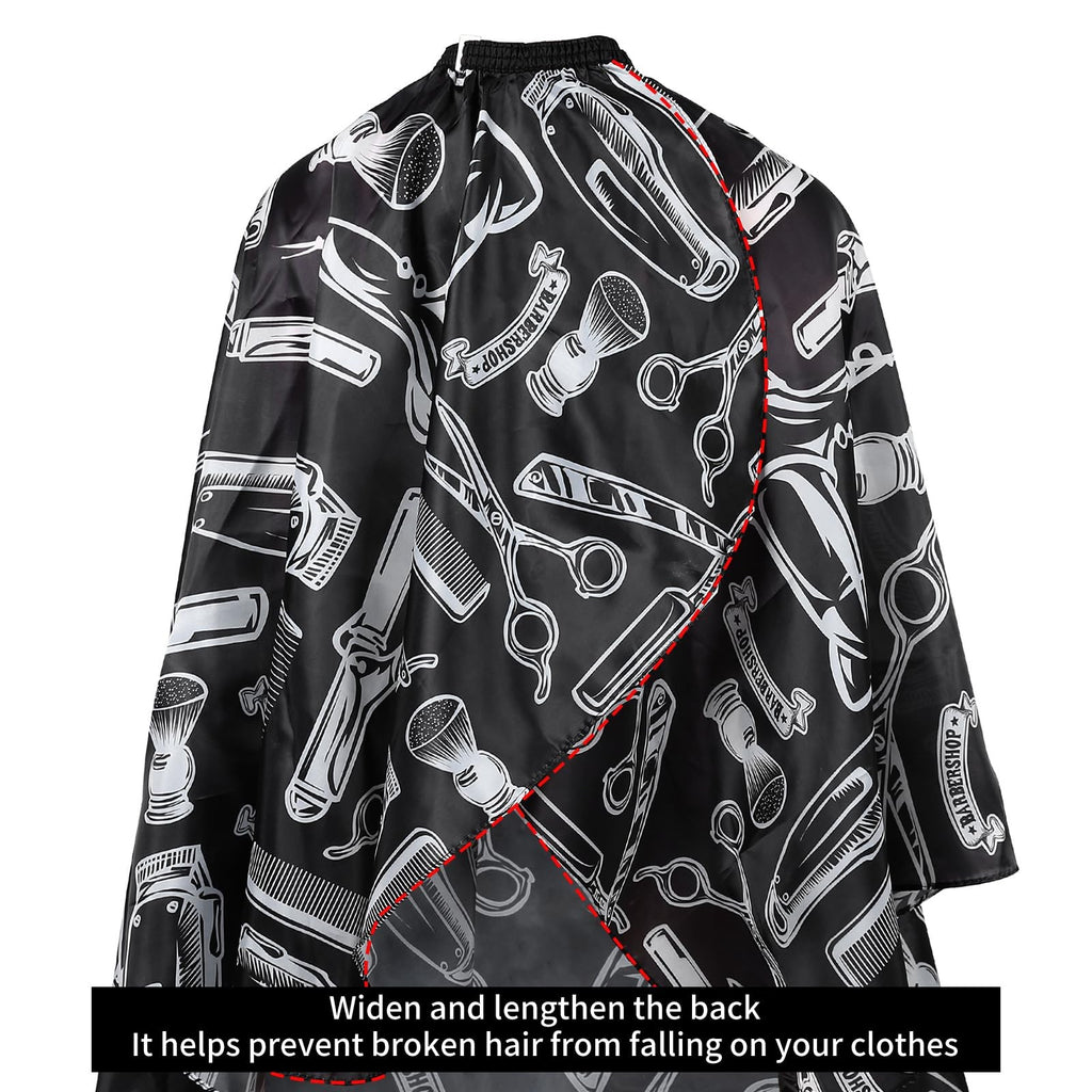 Large Waterproof Barber Hair Cutting Cape Salon Cape for Men & Adults