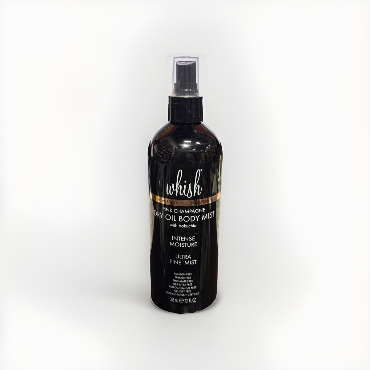 Pink Champagne Dry Oil Body Mist with Bakuchiol - 12oz Moisturizing Spray