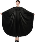 Professional Salon Hair Cutting Cape 54x62 Inches Water-Repellent Polyester Black