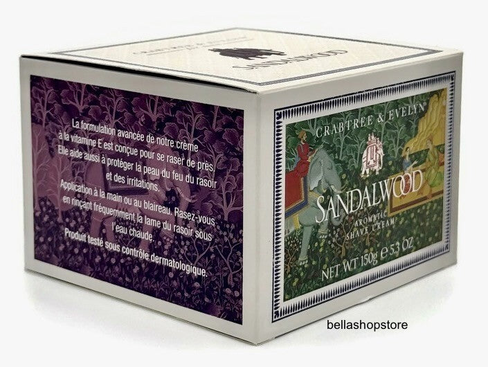 Men's Aromatic Sandalwood Shave Cream - 5.3 oz Natural Grooming Product