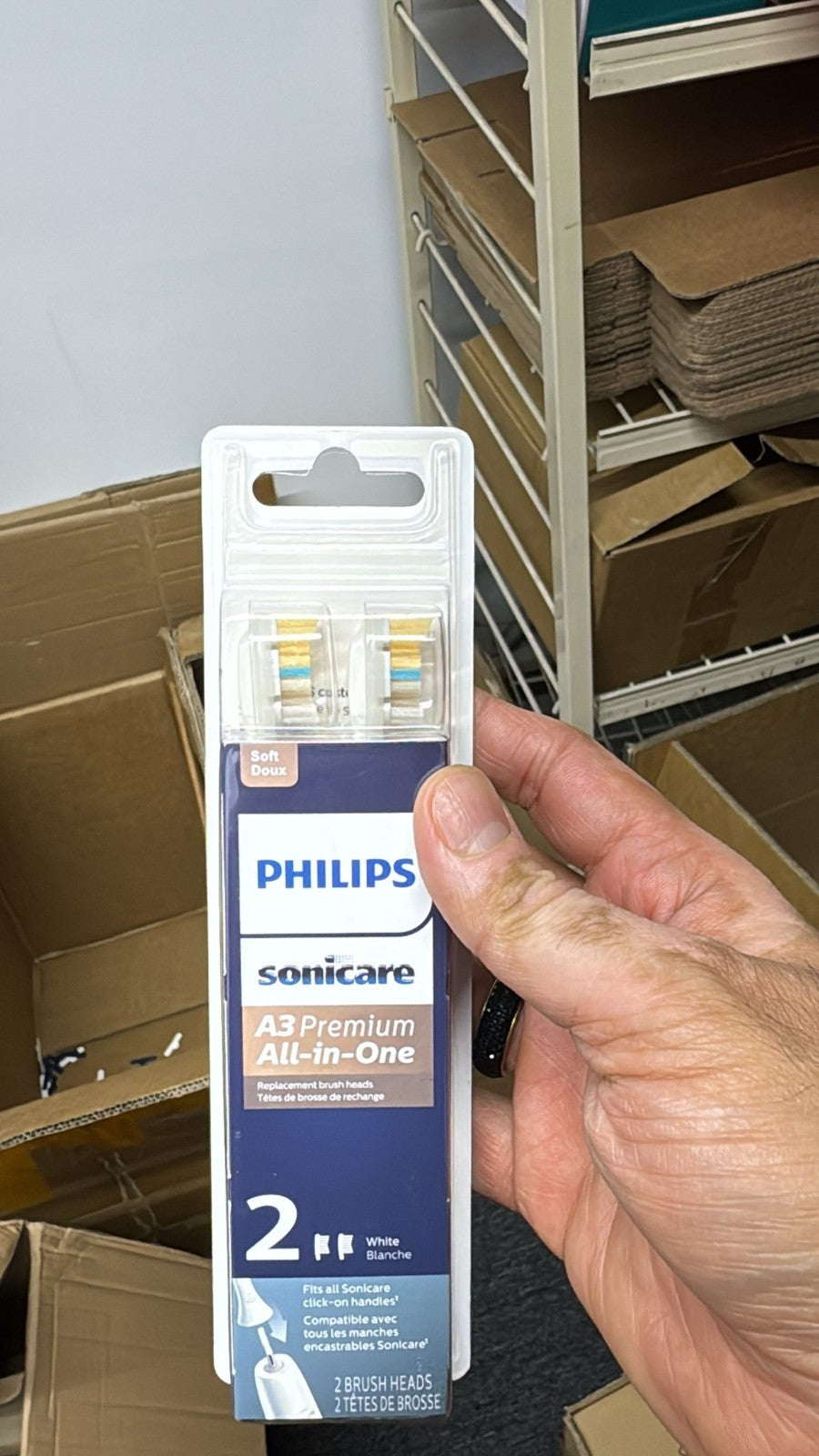 Philips Sonicare A3 Premium All-in-One Replacement Brush Heads - 4 Pack, White