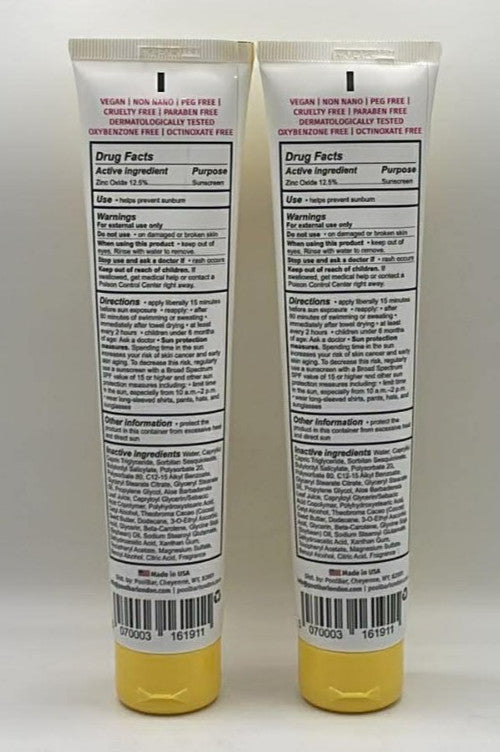 Mineral Sunscreen SPF 30 - 2 Pack, Coconut & Vanilla Scent, 4.7 FL Oz Each